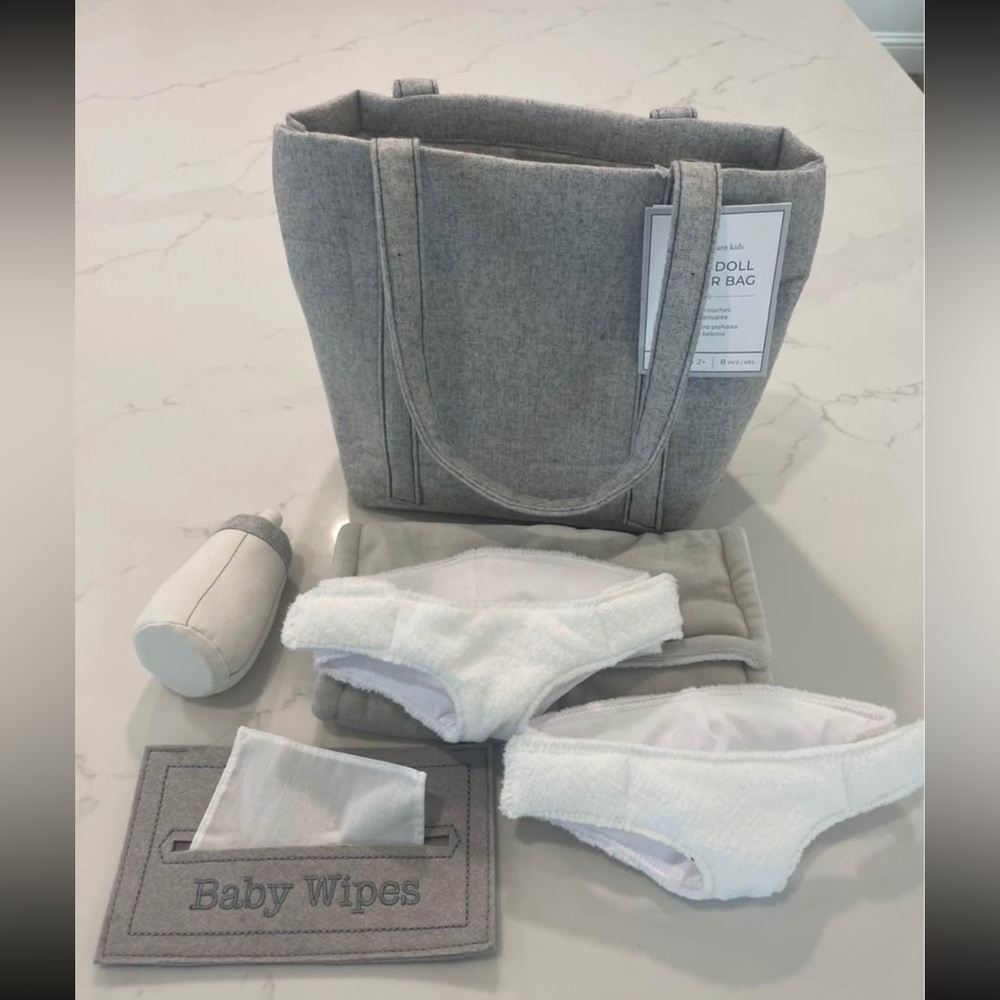 Pottery barn kids cloth play diaper bag